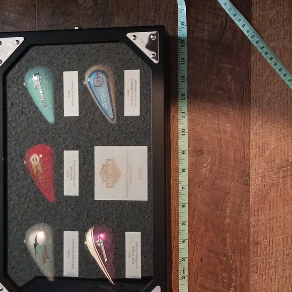 Harley Davidson Collector shadow box tank set 3 🏍️ - Picture 8 of 12